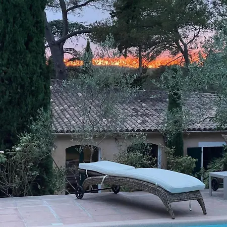 Mas Provencal Piscine 16 Personnes Proche Centre De 别墅 尼姆