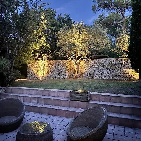 Mas Provencal Piscine 16 Personnes Proche Centre De 别墅 尼姆